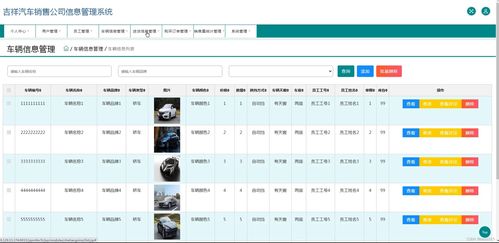 吉祥汽車銷售公司信息管理系統(tǒng)設(shè)計(jì)與實(shí)現(xiàn)